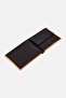 Men Brand Logo Switch Vertical Wallet, Tan - 3