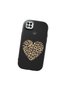 Poco C31 Compatible Case Camera Protector Black Silicone Couple Phone Case Heart Pattern - 3