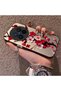 Vivo X300 Pro Compatible Silicone Edge Hard Back Case Couple Phone Case with Floral Pattern - 2