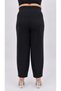 Plus Size Loose Fit Cashmere Women's Trousers - 3