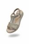9690 Cream Color Women's Straw Weave Women's Sandals - Braided Fabric Women's Casual Sports Sandals