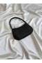 Stone Baguette Model Hand and Women's Shoulder Bag Evening Dress Bag Wedding Bag Engagement Bag Black