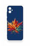 Samsung A05 Compatible Colorful Leaf Pattern Silicone Case - 2