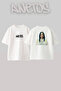 Billie Eilish_13 Design Printed Oversize White T-Shirt
