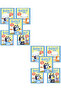 Licensed Bluey Funny Yummy Sticker Collection Album+10 Packs (50 Stickers) - 3