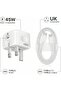 BRASS MEGA400 45W USB-C PD Fast Charger with Type-C Cable, White | 45W USB-C PD Fast Charger with Type-C Cable - 7