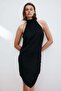 Tie-detail handkerchief dress
