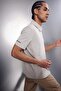 Quick-Drying Cotton Regular Fit Short Sleeve Light Gray Polo T-Shirt G8082Ax26Sp - 3