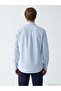 Southblue Blue Regular Fit Linen Blend Men's Shirt - 4