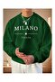Men's Crewneck Printed Relaxed Fit Sweatshirt