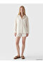 Nevavm Striped Muslin Oversize Women's Shirt with a Difference - 2