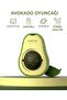 Kamptek Avocado Catnip Toy - Squeezable Rotatable Natural Catnip Ball Stress Reducer Teeth Cleaner Wall-Adhering Cat Toy