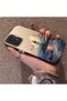 Samsung Galaxy A13 4g Compatible Silicone Edge Hard Back Case Couple Phone Case Tower Pattern - 2