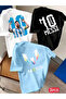 New Season Messi Printed 3-Piece Set Boys' T-Shirt, 100% Cotton Soft Fabric