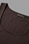 Trend42Plus Large Size Thick Strap Basic Top - Brown - 7