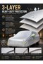 Waterproof UV Resistant Full Car Cover for Nissan GT-R - All Weather Dustproof Sun Protection Outdoor Cover, Silver - 4