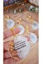 1 Piece Gold Round Keychain Babyshower, Birthday, Wedding Gifts - 2