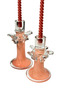 Somon Taşlı İthal Şamdan Seti - 3