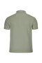Khaki Regular Fit 100% Cotton Polo Neck Mercerized T-Shirt - 3