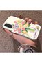Samsung Galaxy S20 Fe Compatible Silicone Edge Hard Back Case Couple Phone Case with Floral Pattern - 2