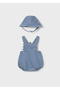 Baby Boy Denim Hat and Salopet Set 1650