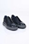 Laceless Elastic Eva Sole Genuine Leather Sneaker 174-1982 Men's Shoes - 6