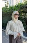 Women's Cotton Shirt with Drawstring Long Princess Shirt Code:Js26Prensesg
