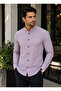 Slim Fit Long Sleeve Hakimyaka Lycra Men's Shirt with Snap Buttons