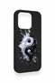 iPhone 15 Pro Compatible Good and Evil Pattern Silicone Case - 3