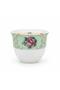 18 Pcs Tea & Coffee Set – Green Rose - 2