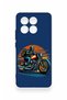 Poco X6 Pro Compatible Moto Rider Patterned Silicone Case - 2