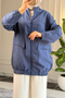6539 - Stylish, Comfortable, Casual Viva Fabric Women's Slim Summer Jacket with Hidden Pocket Detail - 5