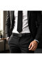 Men's Faux Leather Belt with Automatic Lock - Stylish Buckle with Special Mechanism - 3