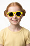 Yecil Yellow Black Girls' Sunglasses