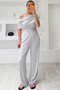Extra Soft Touch Cupral Low Shoulder Bat Sleeve Set