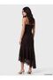 Lcw Vision Brown Rope Strap Lace Dress - 4
