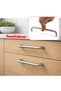 Satin Color Metal (160 mm - 16 cm) Furniture Kitchen Drawer Cabinet Door Handle Handle Handles - 4