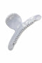 Stylish Marble Patterned Oversized Hair Clip for Women Daily Use