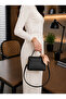 Sely Small Size Covered Scarf Detailed Shoulder and Hand Bag (the Scarf May Vary in Appearance.) - 2