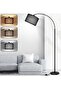 Arc Floor Lamp, Third Gear Warm Light Modern Floor Lamp with 12W bulb, Tall Lamp for Living Room