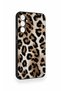 Samsung A34 Compatible Leopard Skin Patterned Silicone Case - 4