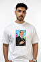 Central Cee_52 Design Printed Oversize White T-Shirt