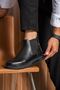Elastic Men's Chelsea Boots Black