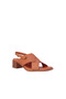 Women's Heeled Sandals Genuine Leather - 2