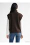 Lcw Comfort Brown Turtleneck Patterned Women's Knitwear Sweater - 4