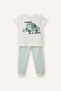 100% Cotton Striped 2-Piece Pajama Set for Baby Boy (26 Sm)