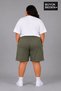 Süperlife Large Size Women's Lace-Up Shorts Spr26Bsrk592 - 3