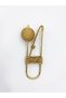 Curtain Accessory for Cornice Mounted Rope-Wrapped Ghost Curtain Rod 1 Piece (Easy Installation Without Drilling) Mustard