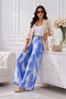 Women's 100% Viscose Woven Fabric Loose Summer Patterned Trousers High Waist Comfortable Casual Daily Wear - 8