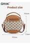 Leather Crossbody Bags for Women, Circle Cross Body Shoulder Bag Purses Handbags with Adjustable Straps, Purse for Women - 8